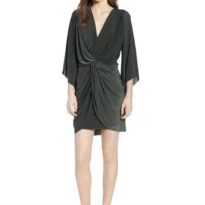 Misa Los Angeles Olive Green Mini Dress NWOT